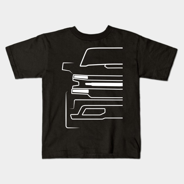 Silverado Truck Kids T-Shirt by HSDESIGNS